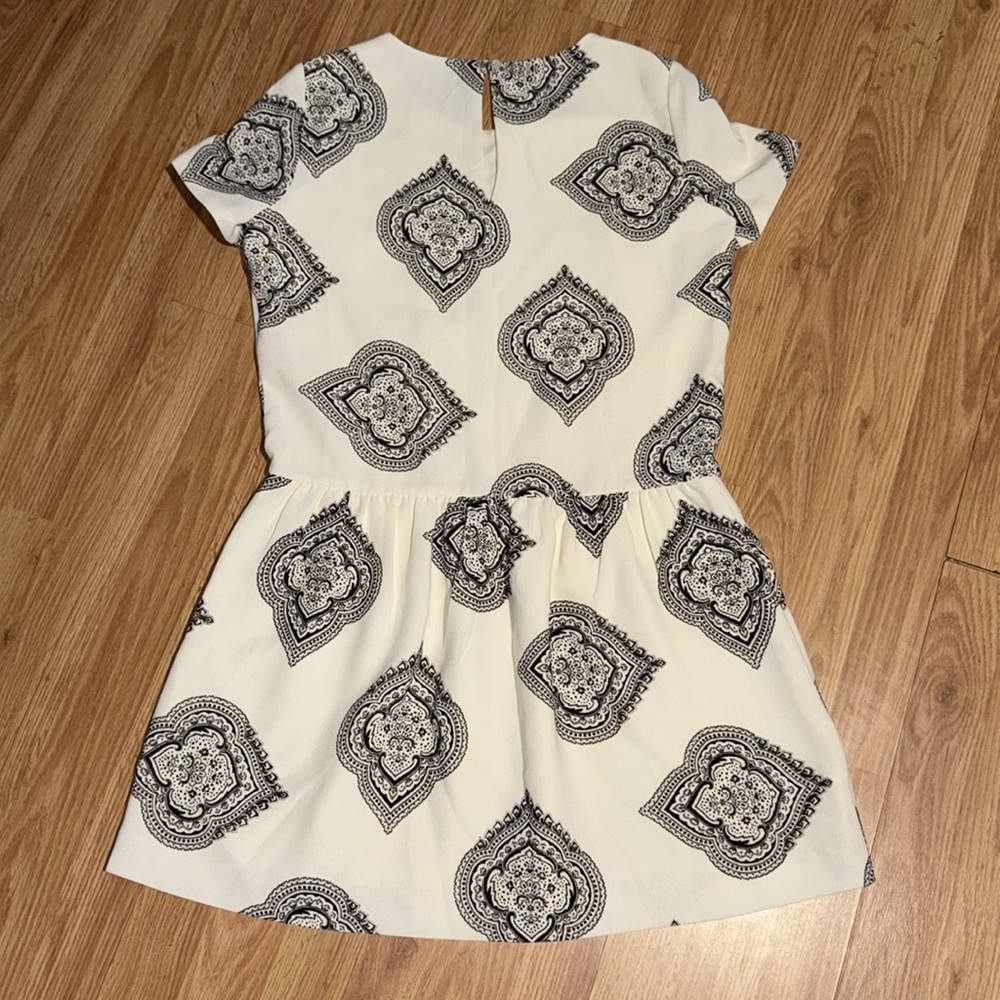 Madewell Paisley Drop Short Sleeve Dress Size Medium - Picture 3 of 5